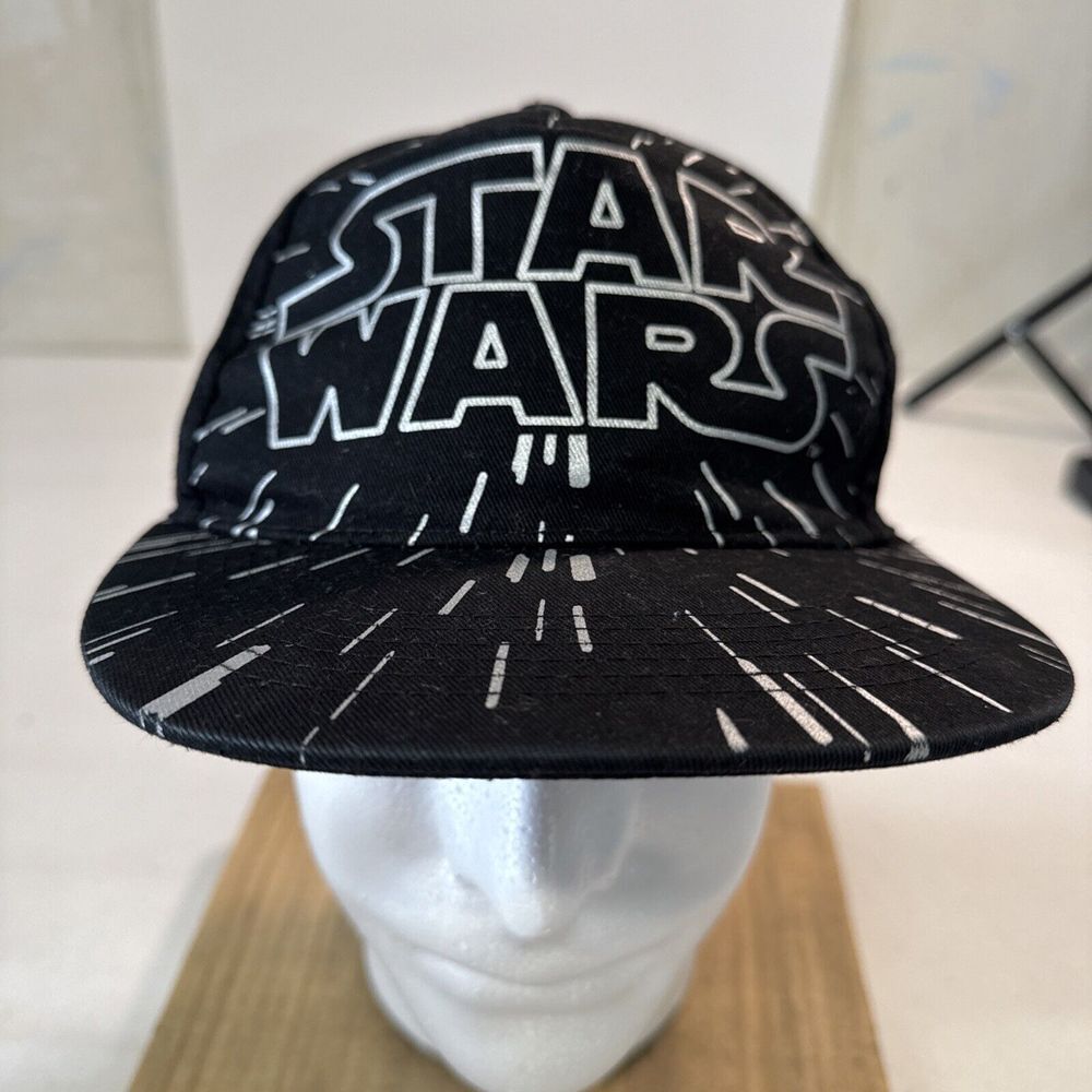 Star Wars Snapback Adjustable Baseball Hat Black & Gray Collector